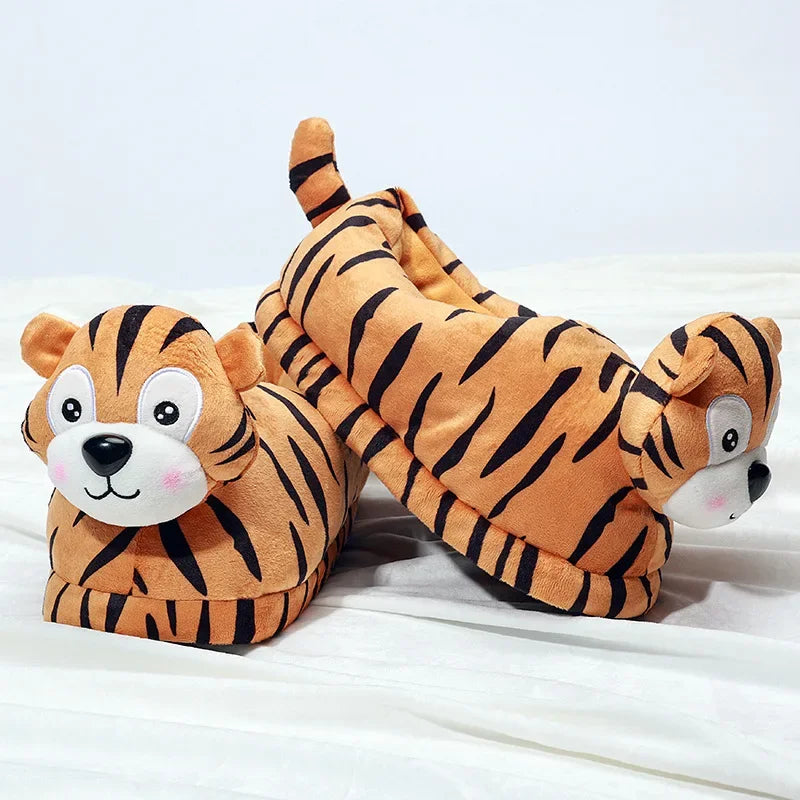 Cute Milk Cow Plush Slippers | Cozy Kawaii Indoor House Shoes