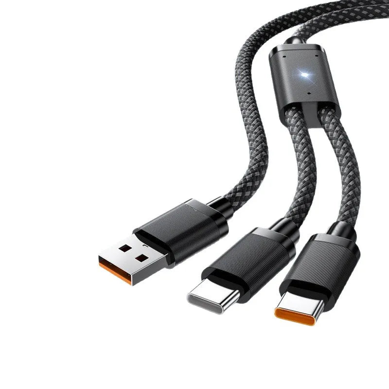 Dual-Port Type-C Cable | 100W Fast Charging for All Devices