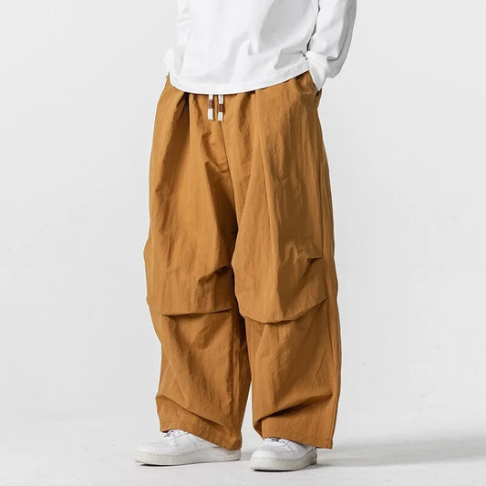 Men's Cargo Pants | Casual Oversized Harem Trousers for Spring