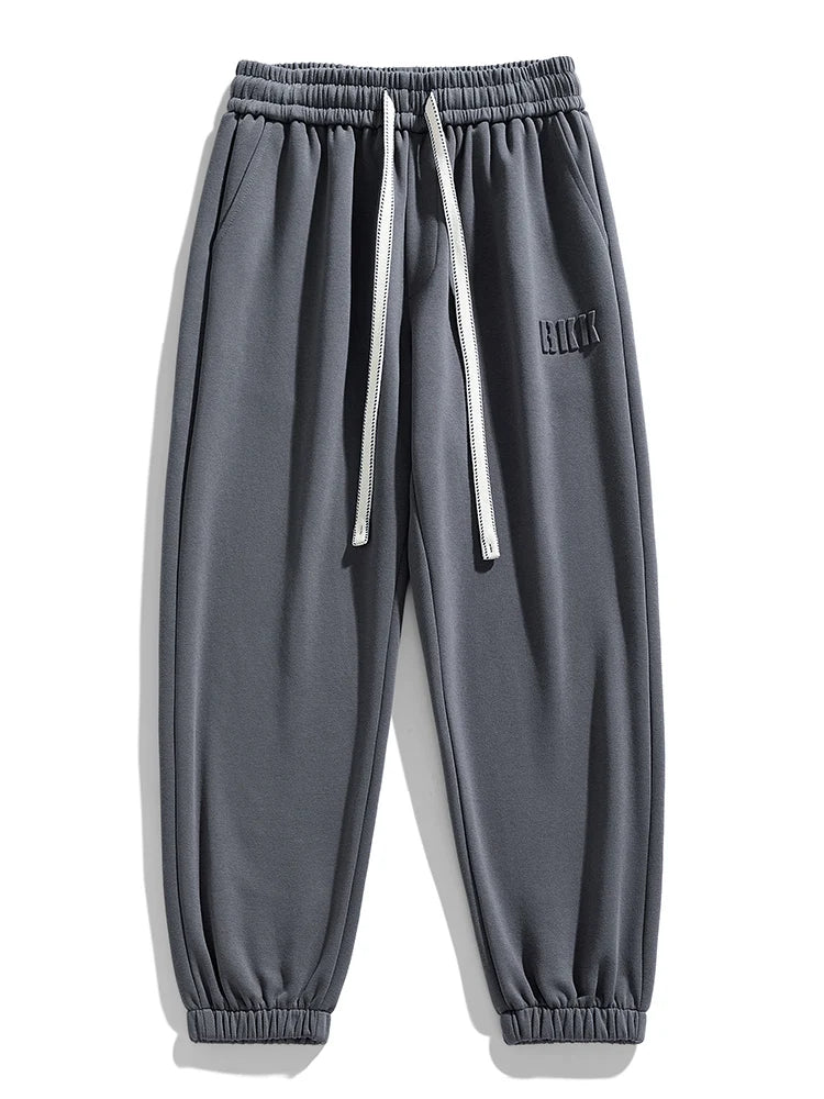 Big Size Men's Tapered Sweatpants | Comfortable Jogger Pants
