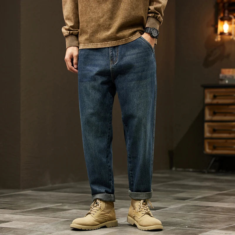 Men's Loose Harem Pants | High Quality Cotton Baggy Jeans