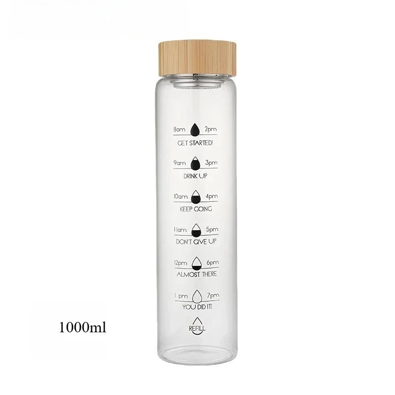 1000ml Borosilicate Glass Bottle with Bamboo Lid & Infuser