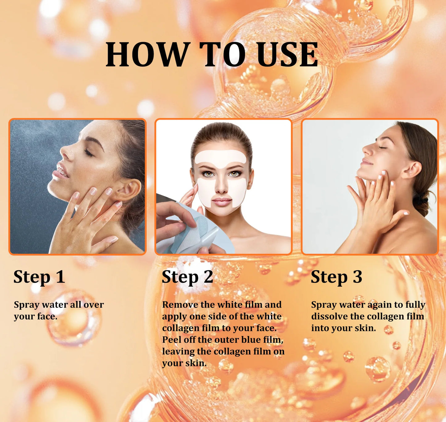 Moisturizing Collagen Facial Mask | Water Soluble Skin Care
