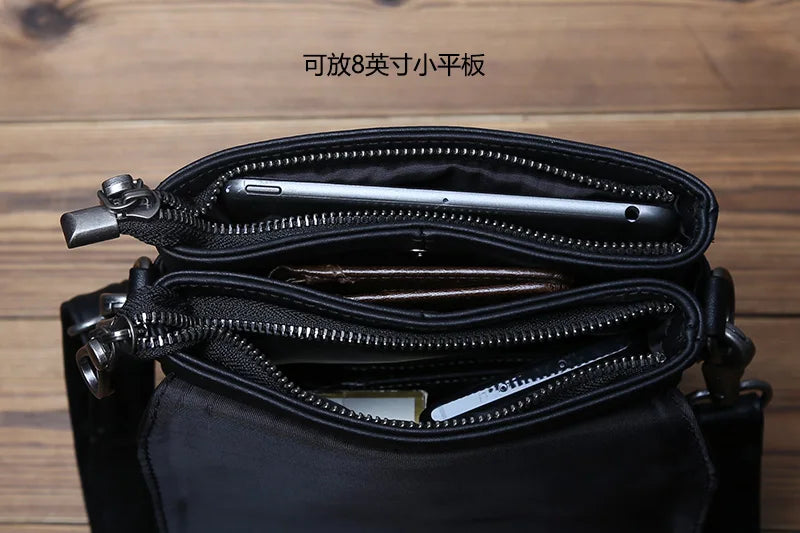Genuine Leather Men's Shoulder Bag | Stylish & Functional Messenger