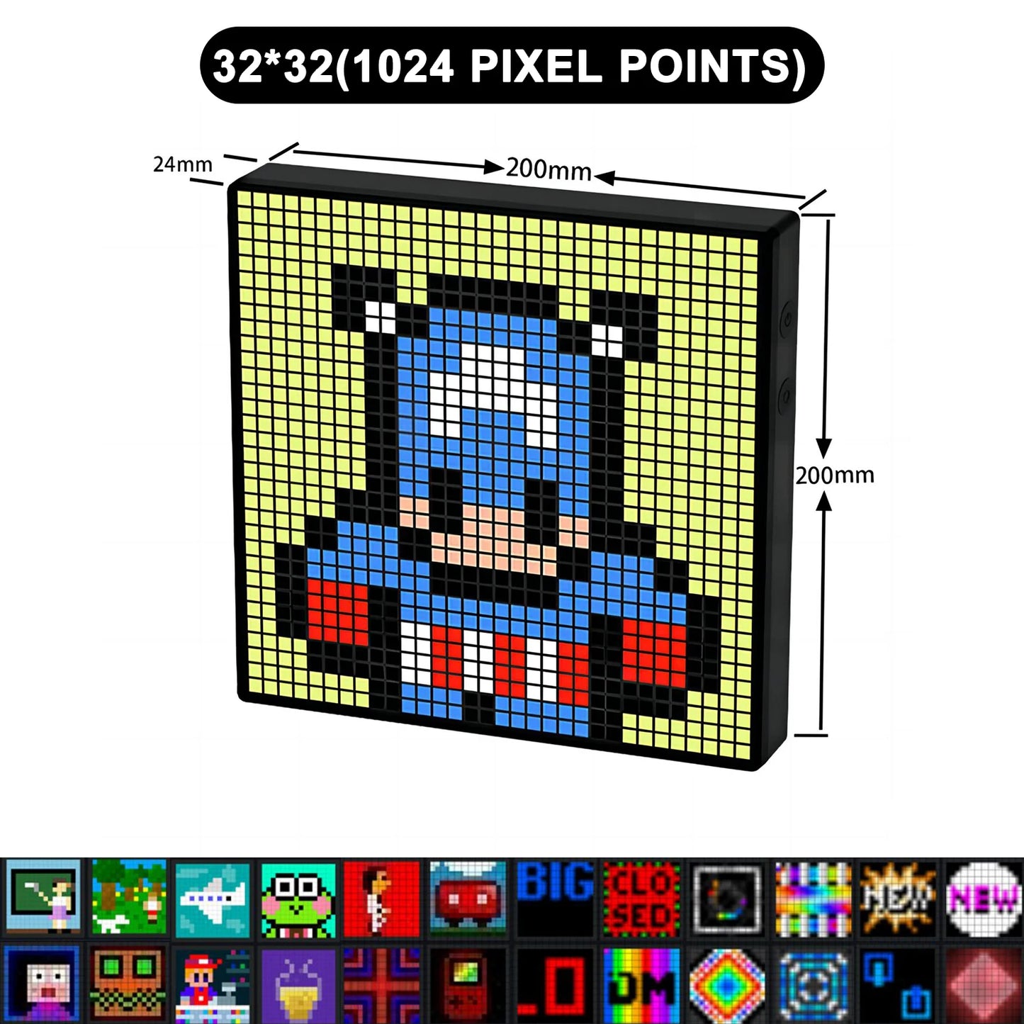 Programmable LED Pixel Display 64x64 RGB Matrix Panel