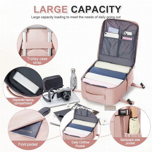 Mochila de cabina versátil para viajes y ocio | Diseño unisex