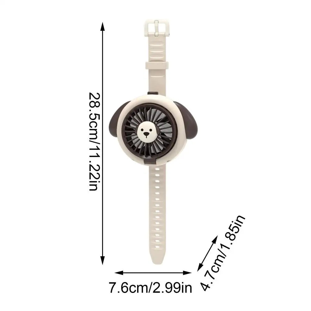 Wearable Portable Fan | 3 Speed Watch Shape Air Cooler