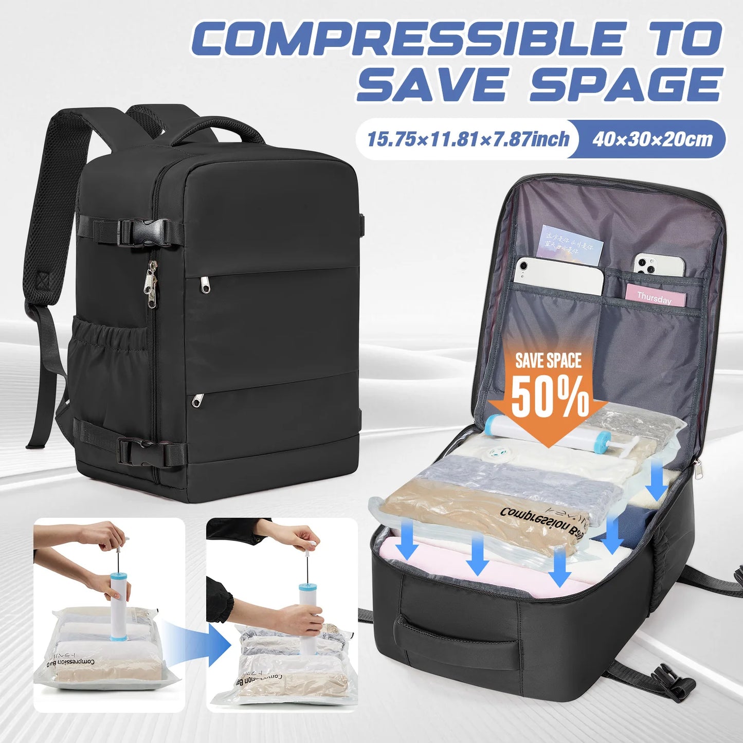 Versatile 40x30x20 Cabin Bag | Ideal Travel Companion for All
