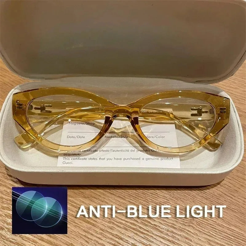 Vintage Cat Eye Reading Glasses for Women | Progressive Anti Blue Ray 2026