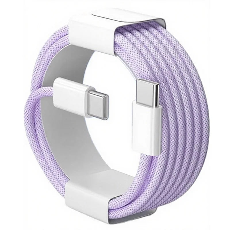 60W USB-C Fast Charger Cable | Nylon Braided Data Transfer
