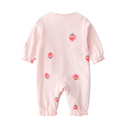 Mono de bebé lindo para otoño | Pelele de algodón suave para bebés