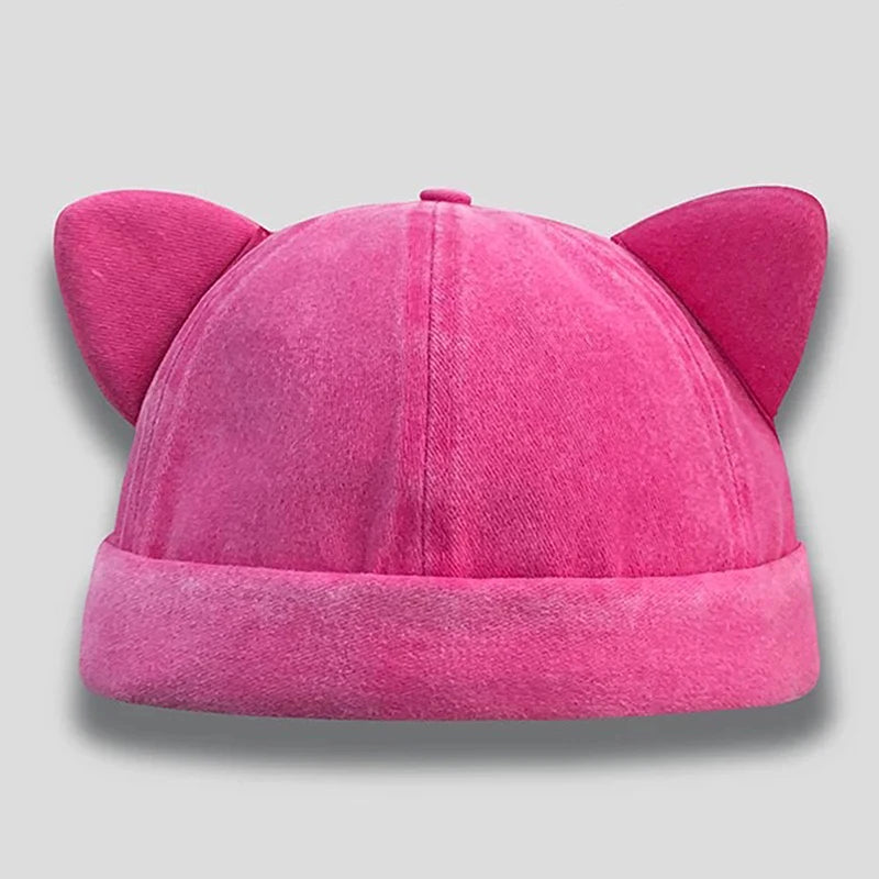 Solid Color Cat Ears Hat | Stylish Unisex Outdoor Headwear