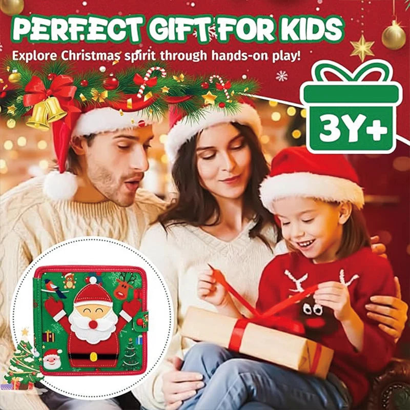 Engaging Christmas Busy Book | Fun Educational Travel Toy