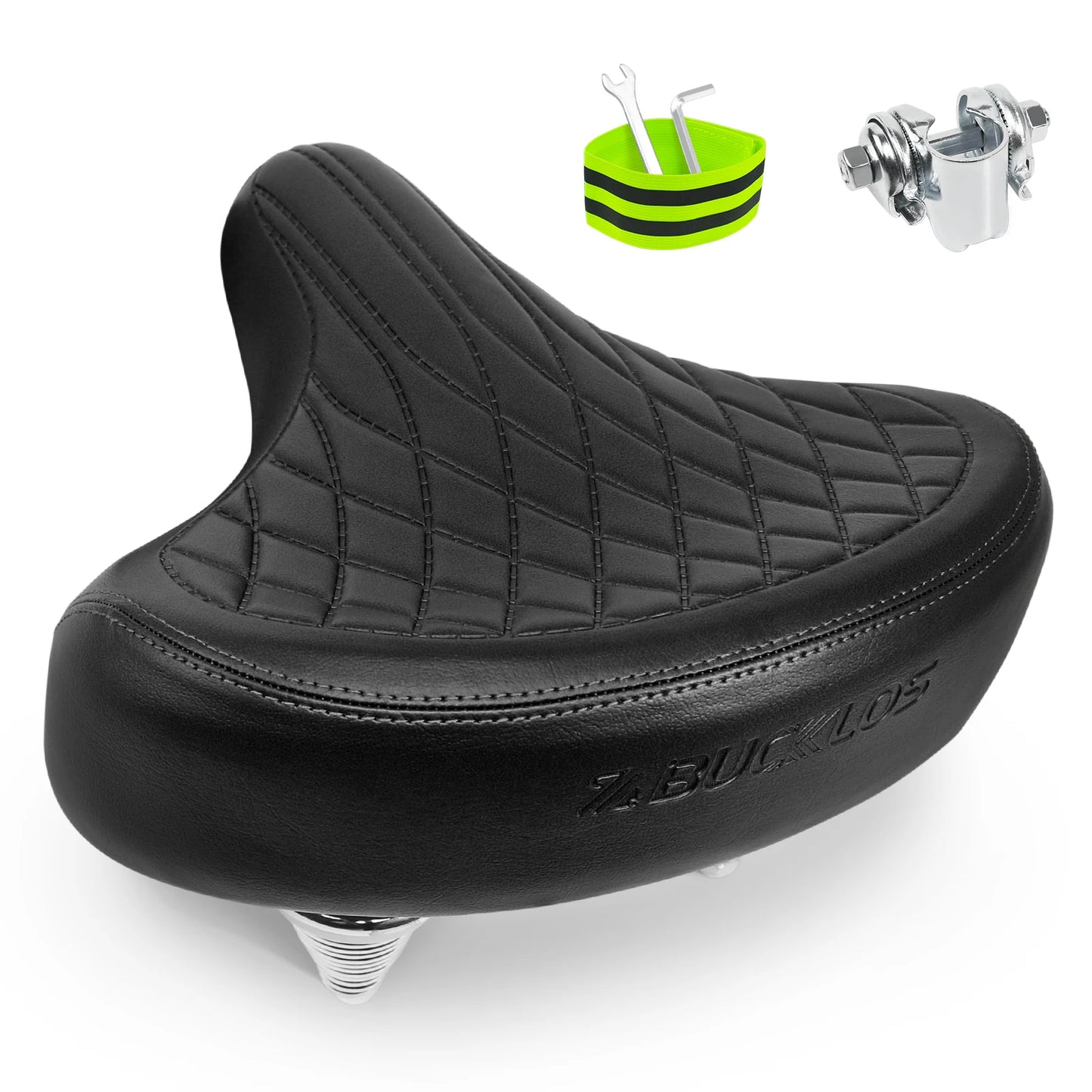 Comfortable Oversized Bicycle Saddle for Road and Mountain Bikes