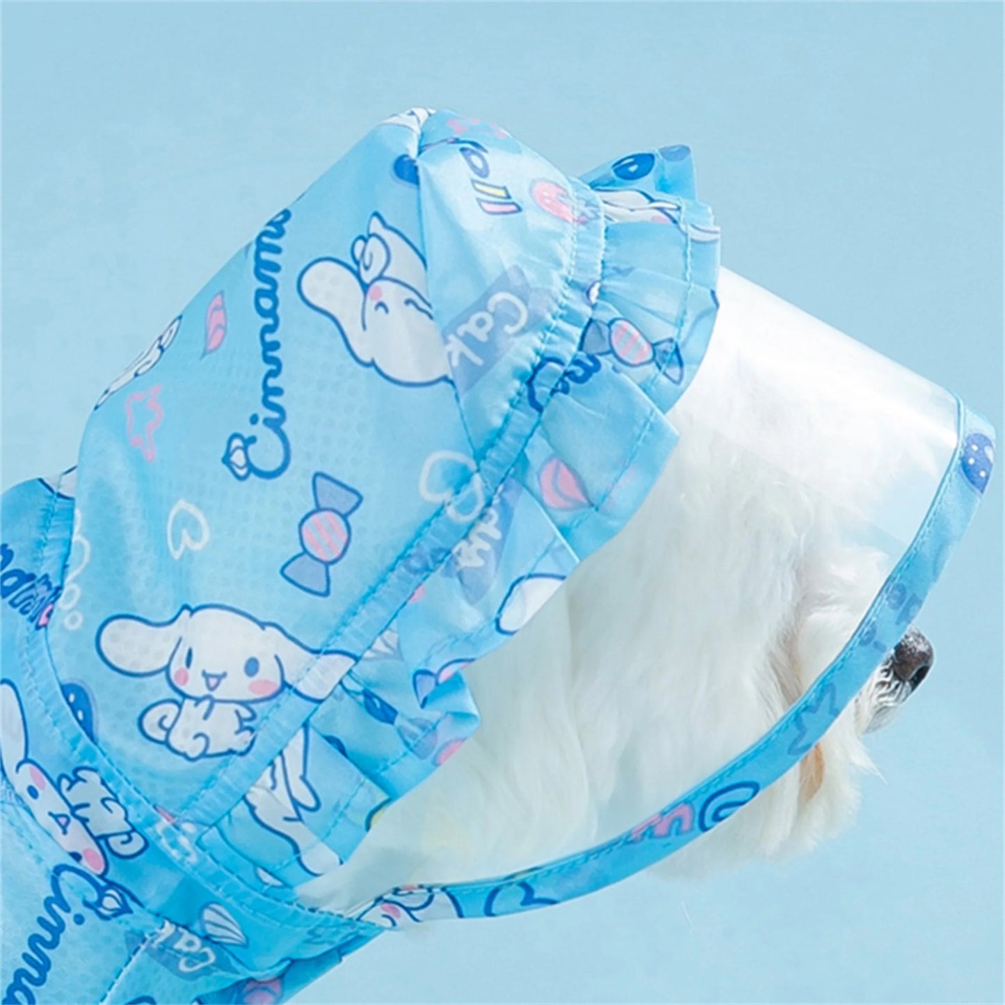 Stylish Waterproof Pet Raincoat for Dogs of All Sizes