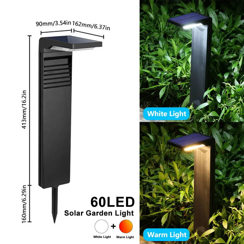 Outdoor Solar Powered Pathway Lights | Waterproof Landscape Lighting