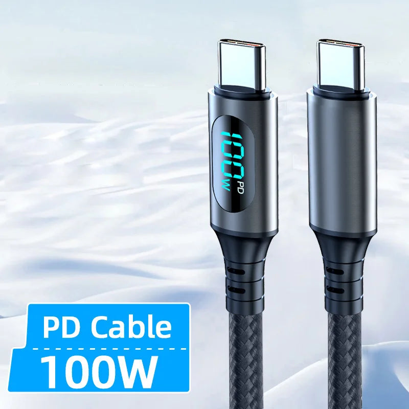Ultra-Fast Charge Cable | 6A 120W USB A to Type C Data Cord
