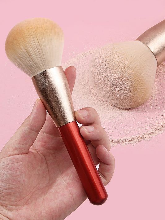 Brocha de Colorete Extragrande | Herramienta Esponjosa para Fijar el Maquillaje