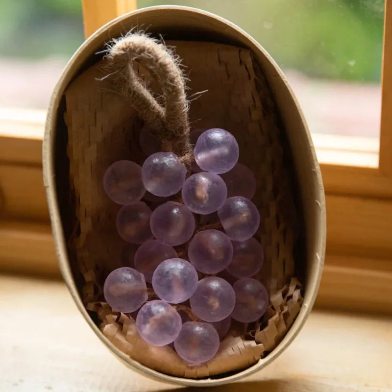 Crystal Transparent Grape Air Freshener Soap | Bathroom Decor