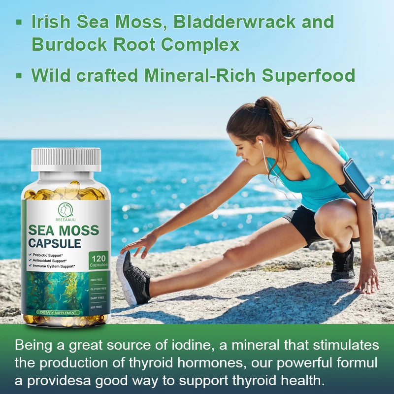 Sea Moss Capsules - Boost Immune System & Support Health