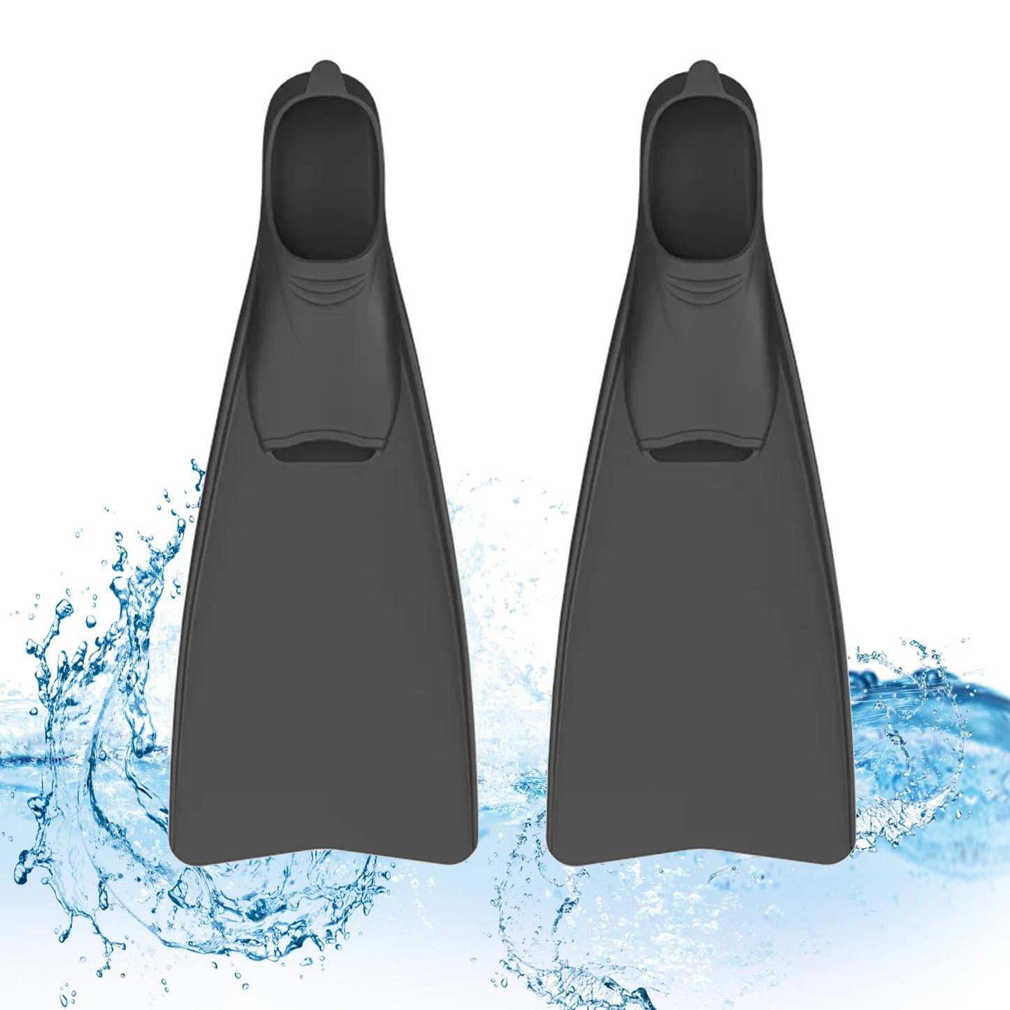 Adult Snorkeling Frog Shoes | Silicone Long Flip Fins for Diving
