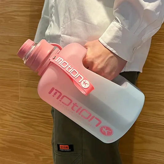 2 Liter Sports Water Bottle with Straw | Large Capacity Fitness Kettle