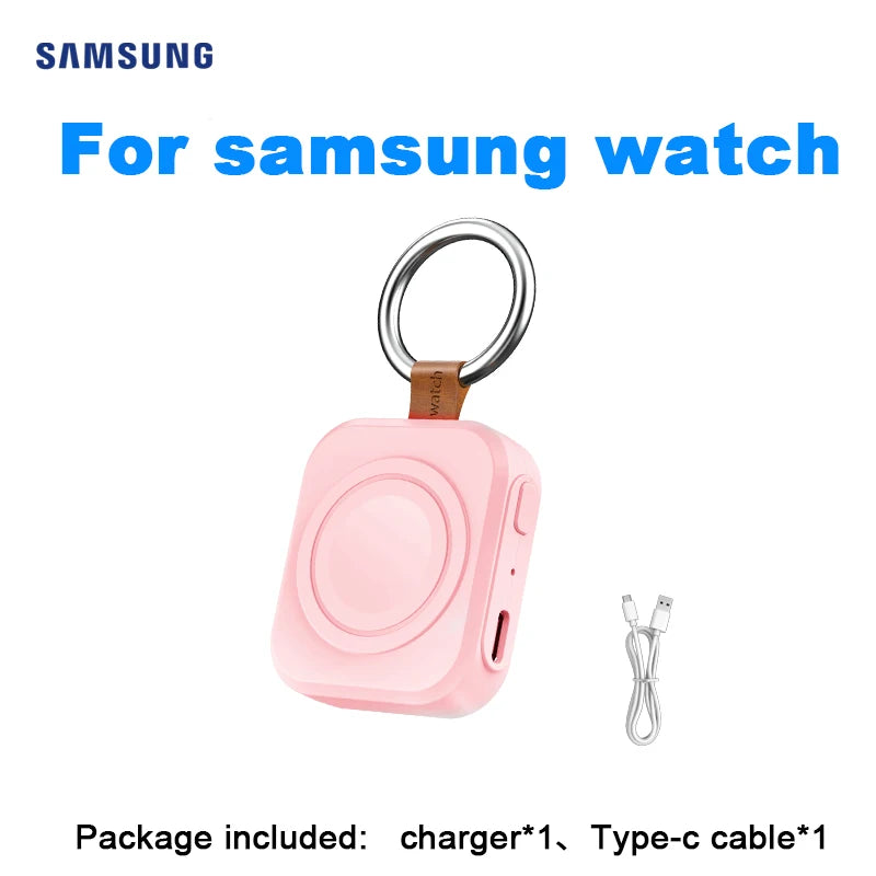 Portable Wireless Fast Charger for Galaxy Watch | Travel-Friendly Power Bank