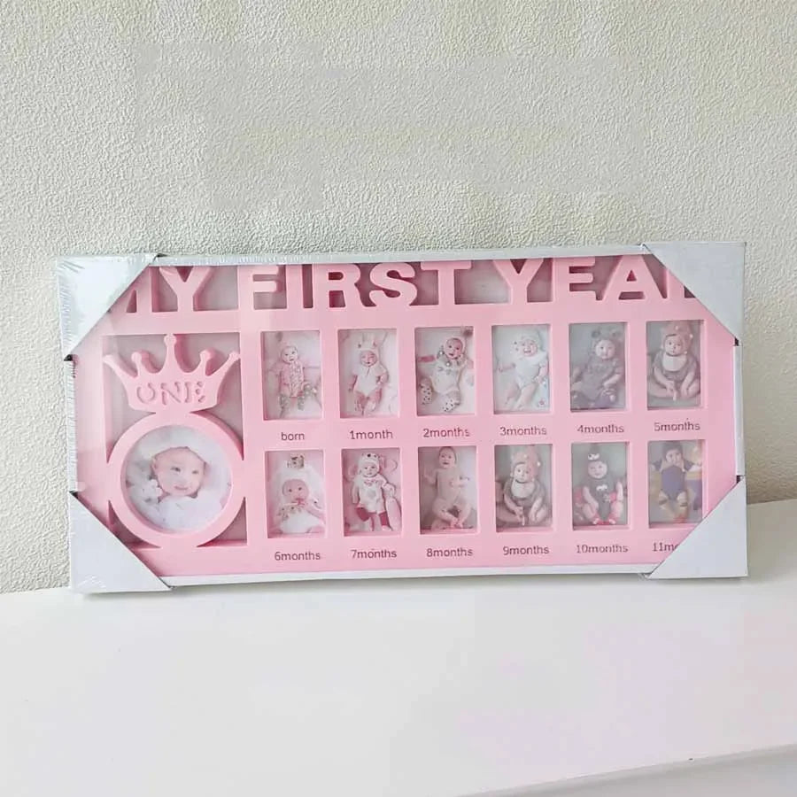 Newborn Baby Growth Photo Frame | My First Year Keepsake Gift