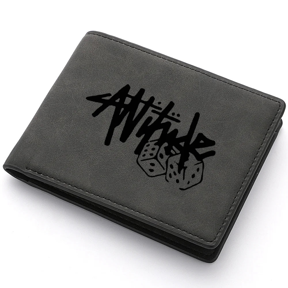 Men's Mini Short Wallet with Multi-Card Slots | Casual Double Fold Design