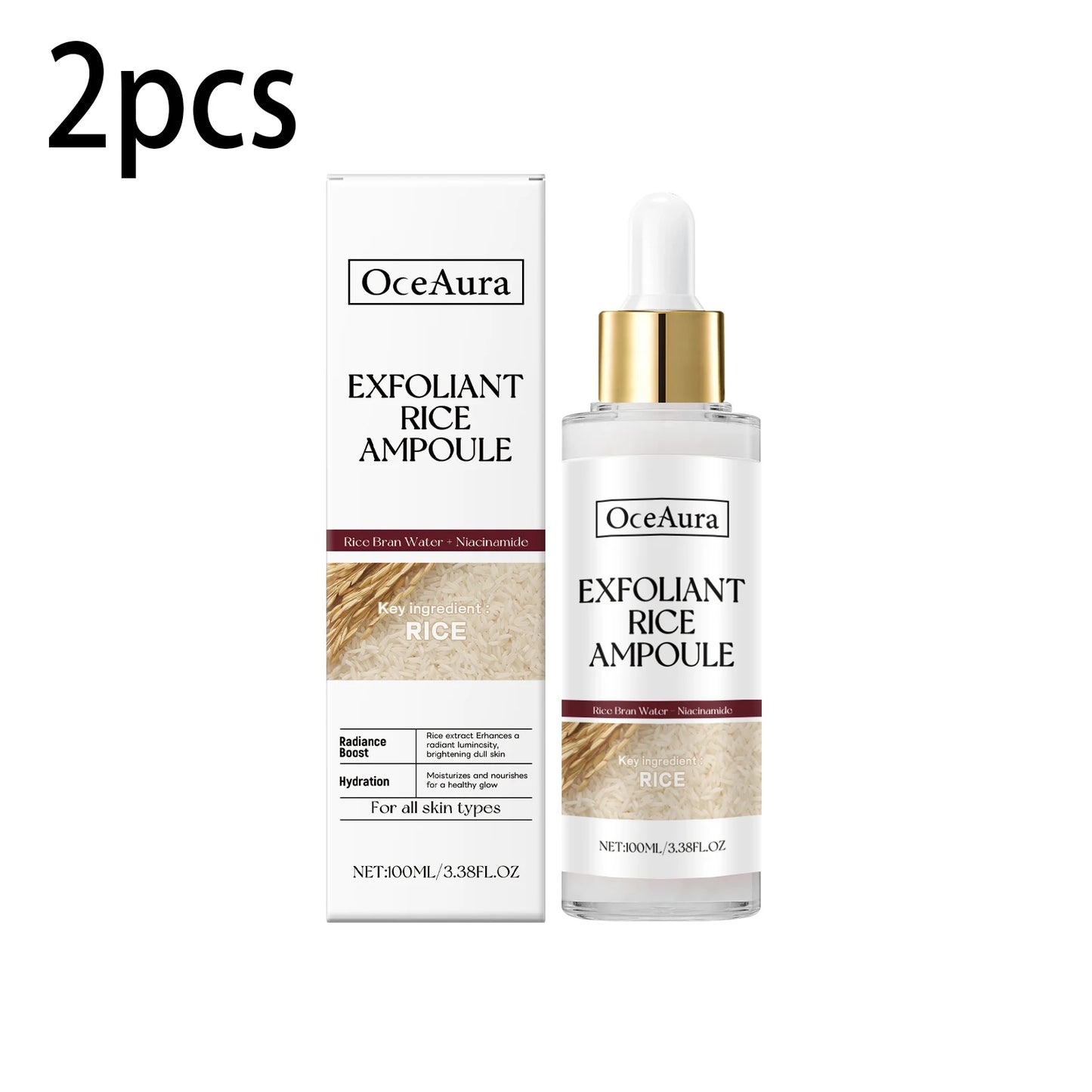 Brightening Rice Exfoliating Essence | Nourishing Skin Serum