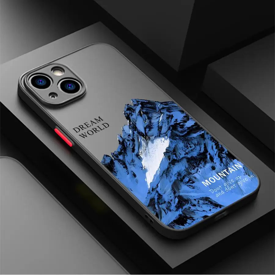 Durable Snow Mountain Phone Case | Stylish iPhone Protection