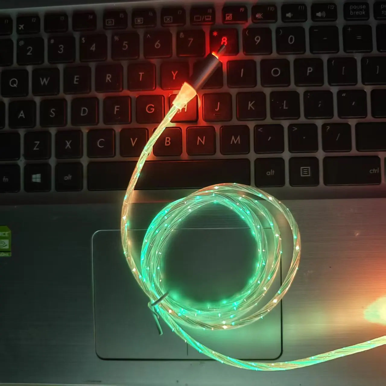 Fast Charging RGB USB-C Cable | Colorful LED Glow for Quick Charge
