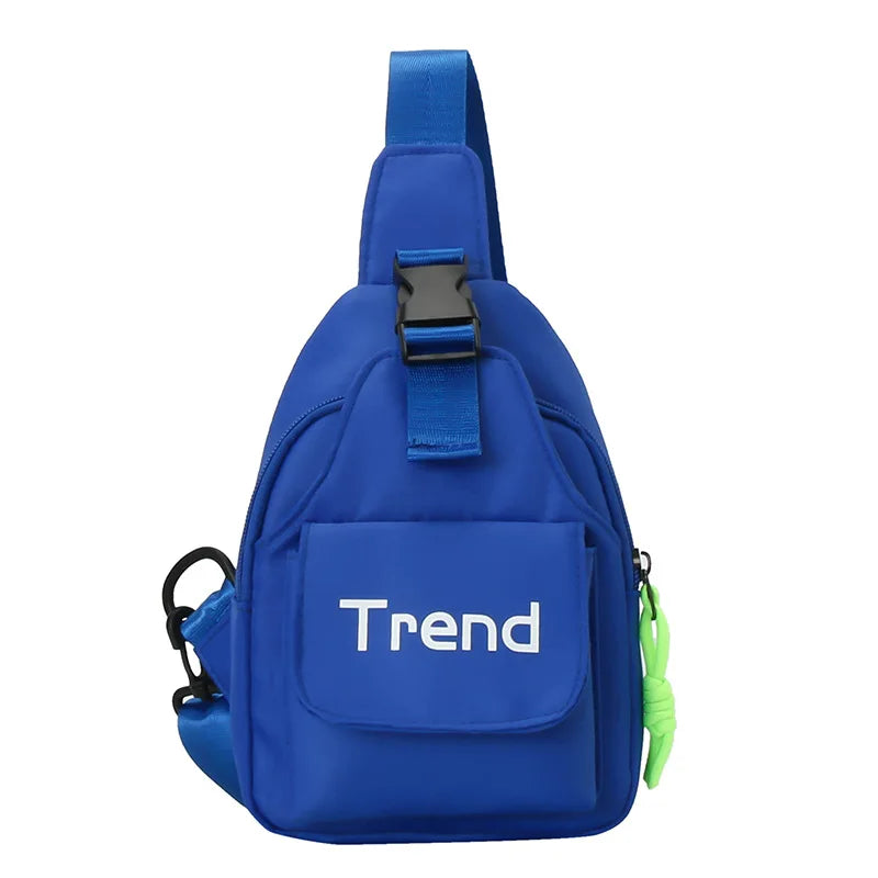 Cute Solid Color Children's Shoulder Bag | Stylish Kids Fanny Pack