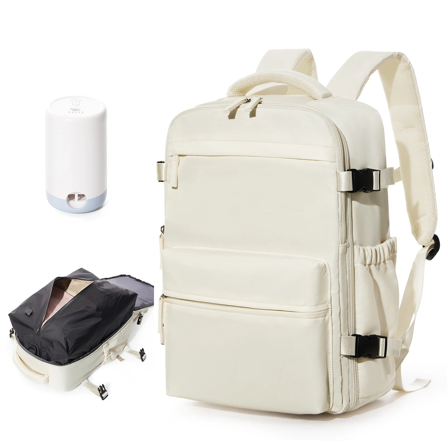 Lightweight Travel Vacuum Backpack - Airline Approved 40x29x15cm