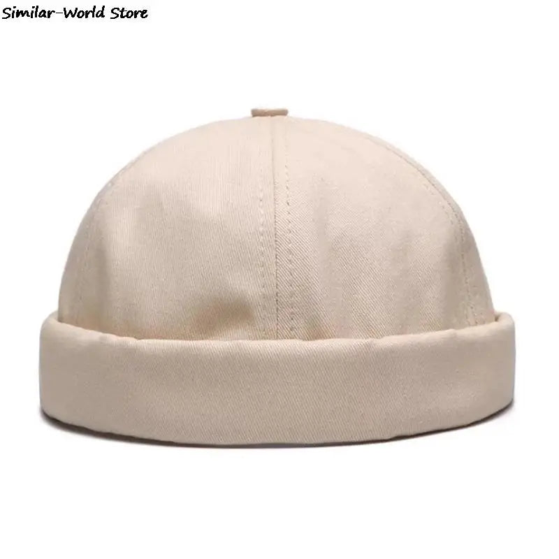 Unisex Vintage Dome Brimless Beanie | Trendy Winter Docker Hat