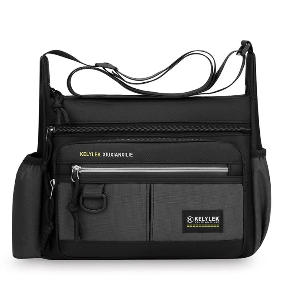 Large Capacity Men's Shoulder Bag | Versatile Multi-Purpose Messenger
