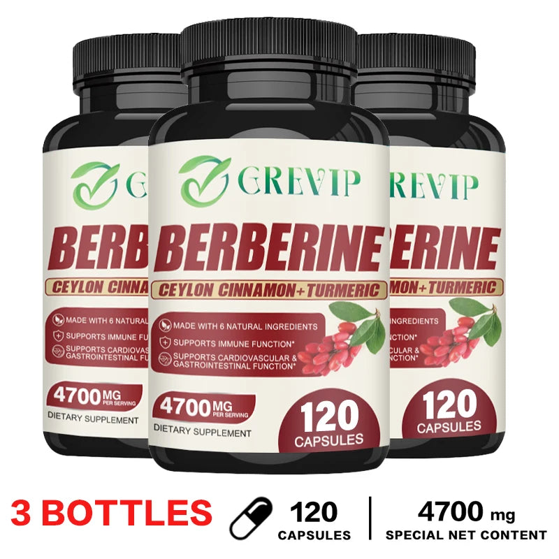 Natural Berberine Capsules for Weight Loss & Heart Health