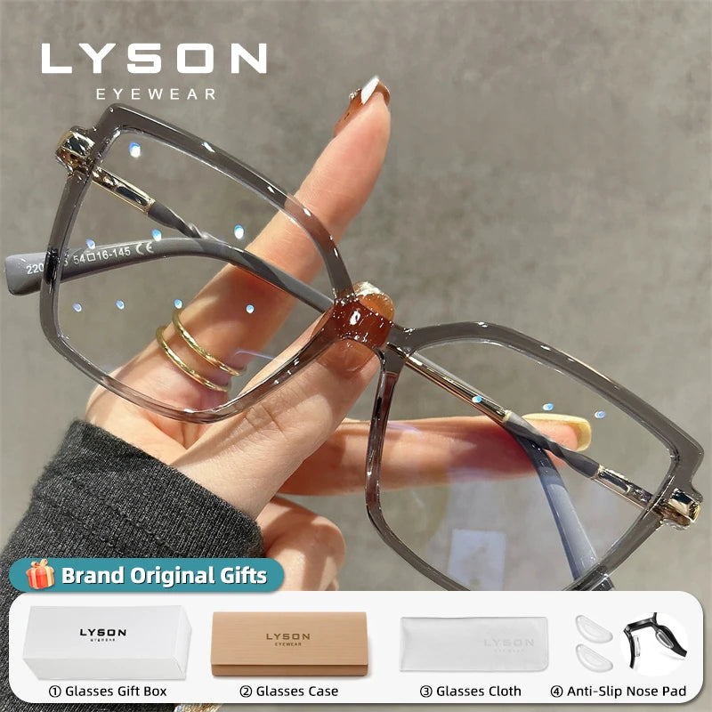 Fashionable Square Reading Glasses for Women | Anti-Blue Light