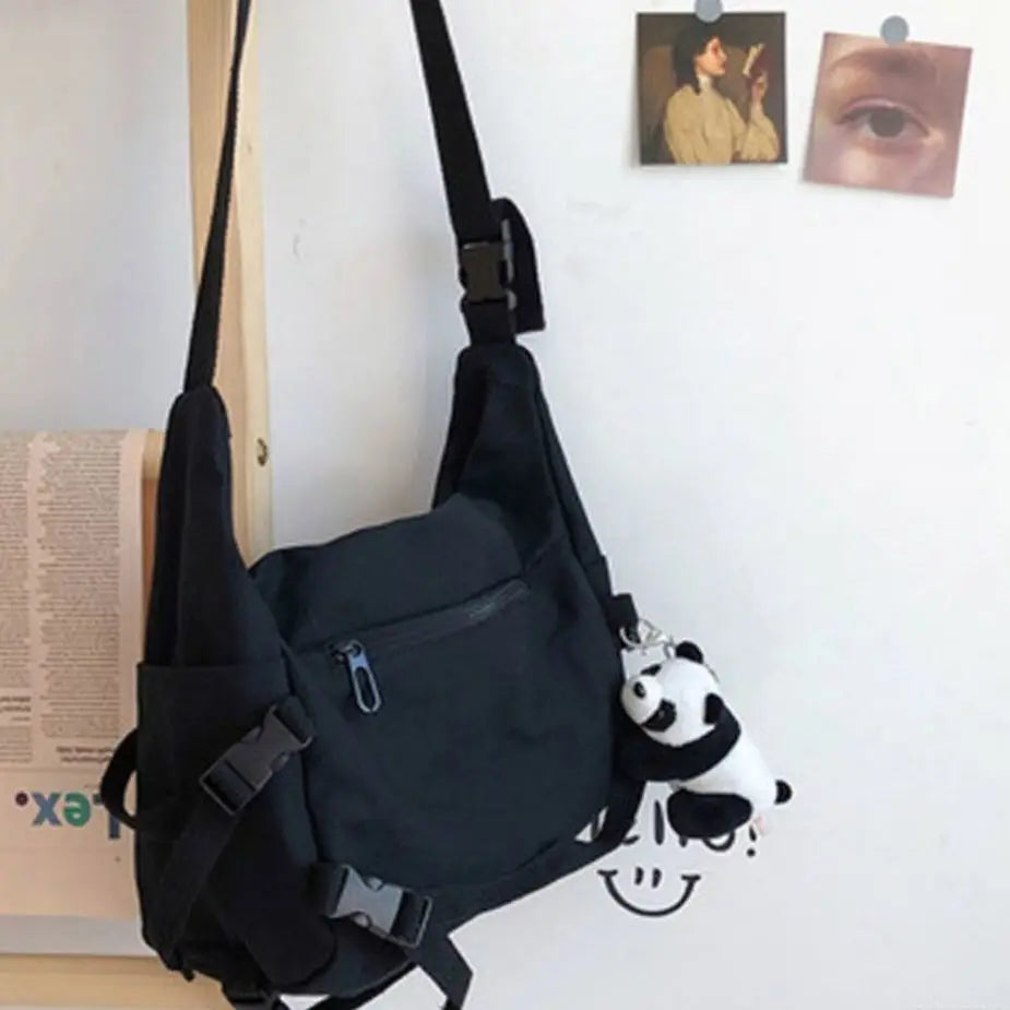 Stylish Canvas Crossbody Bag for Women | Versatile Messenger Purse