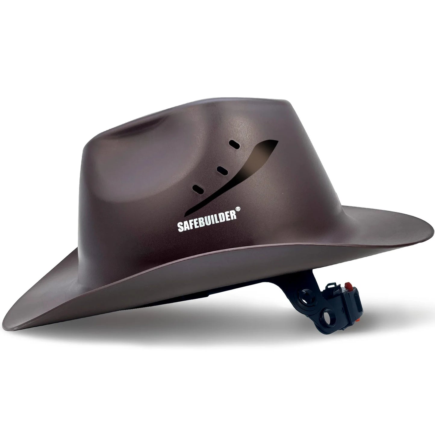 Vented Cowboy Safety Hard Hat | ANSI Certified Full Brim Helmet
