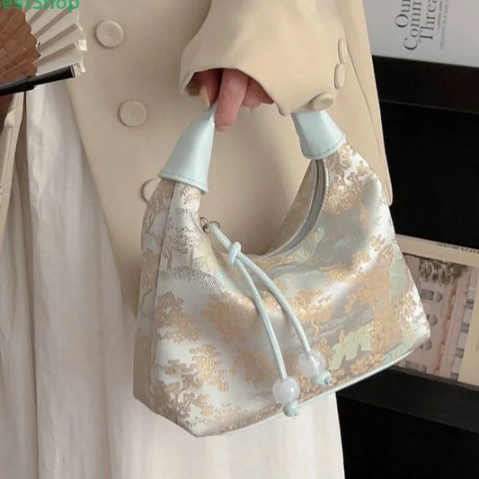 Bolso de mano bordado elegante de estilo chino | Bandolera versátil