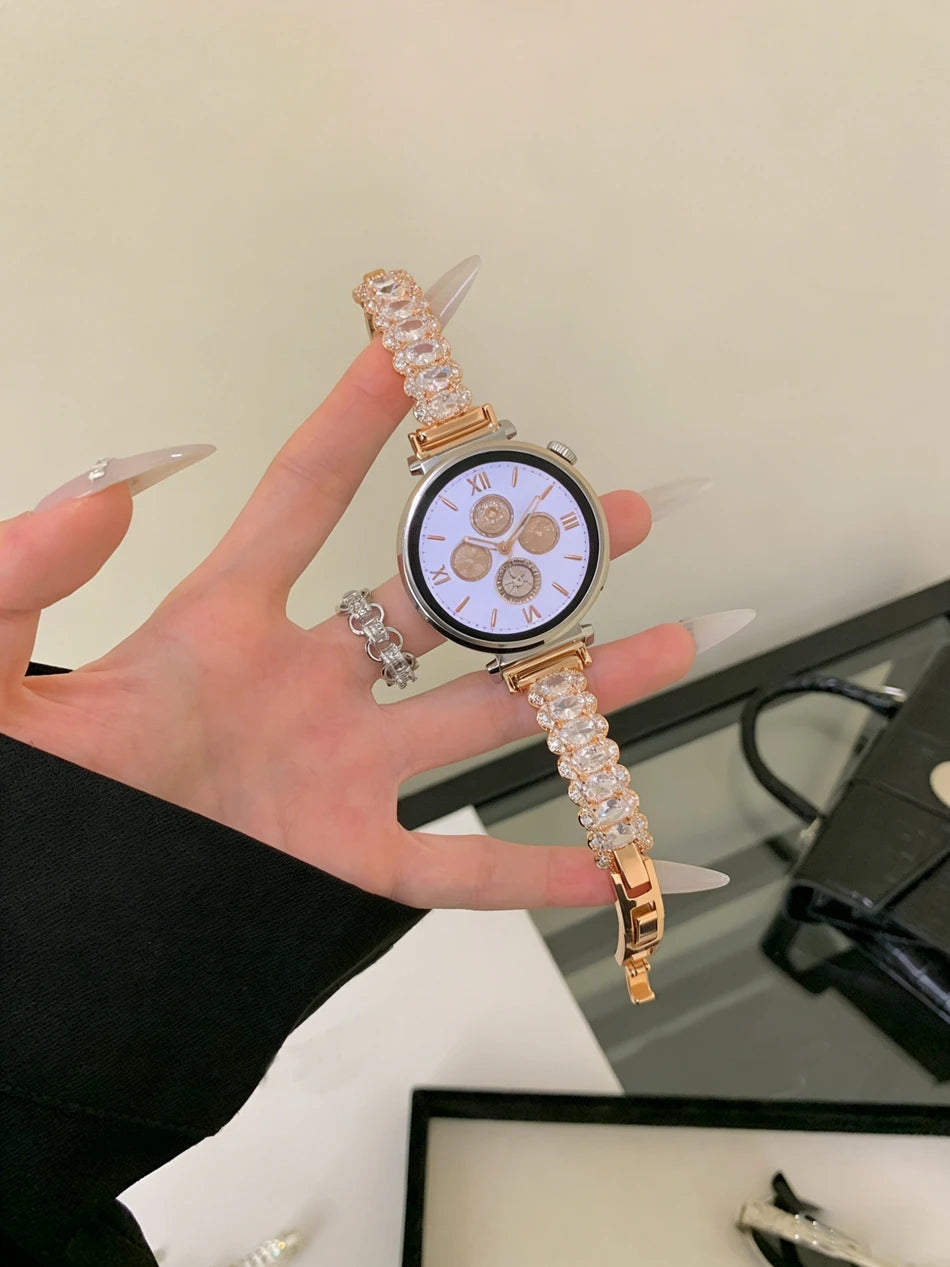 Dazzling Luxury Jewelry Band for Smartwatches | Elegant Women's Strap