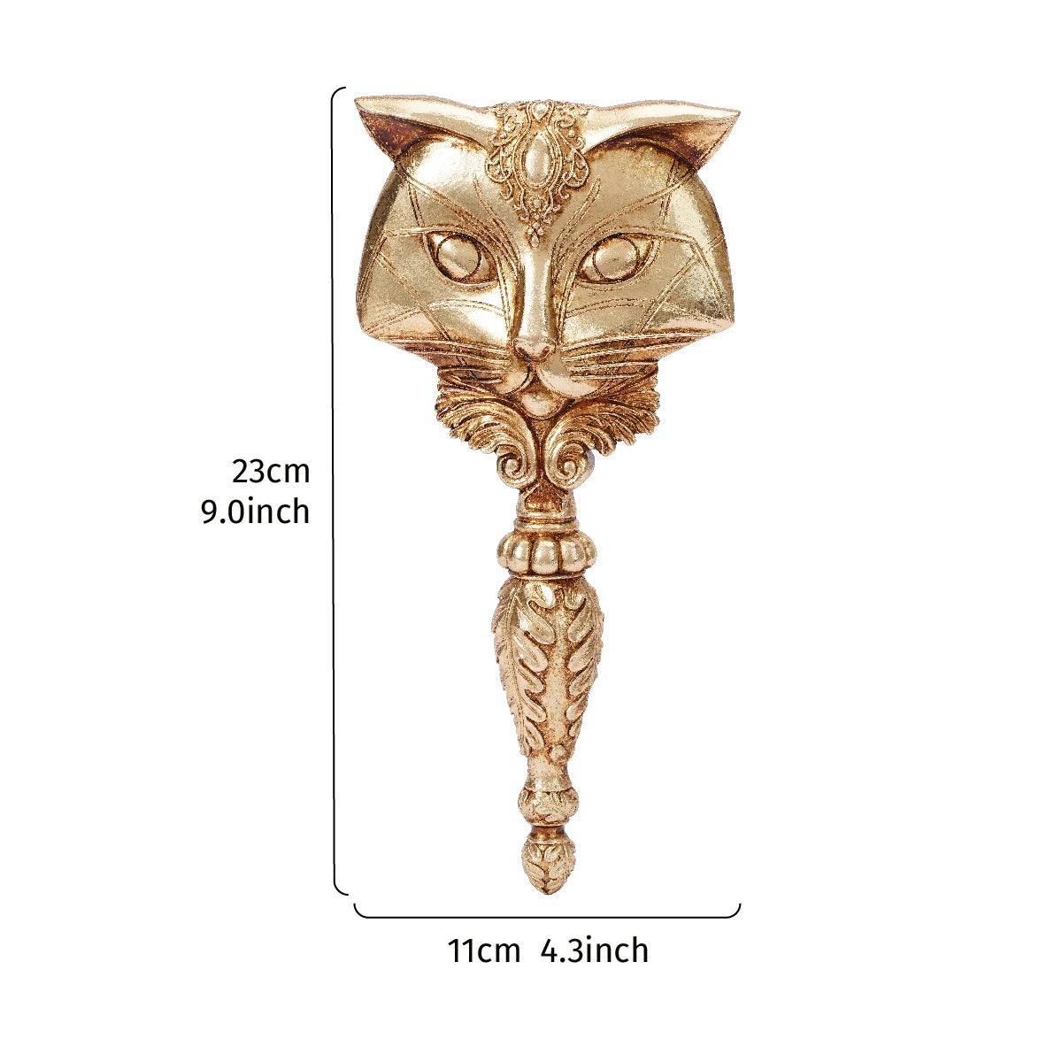 Stylish Fox-Shaped Decorative Makeup Mirror | Unique Home Accent