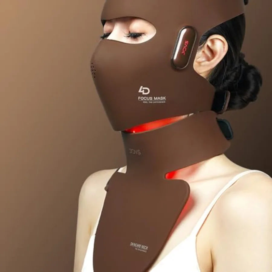 Red Light Therapy Mask for Neck and Chest | Anti-Aging Device