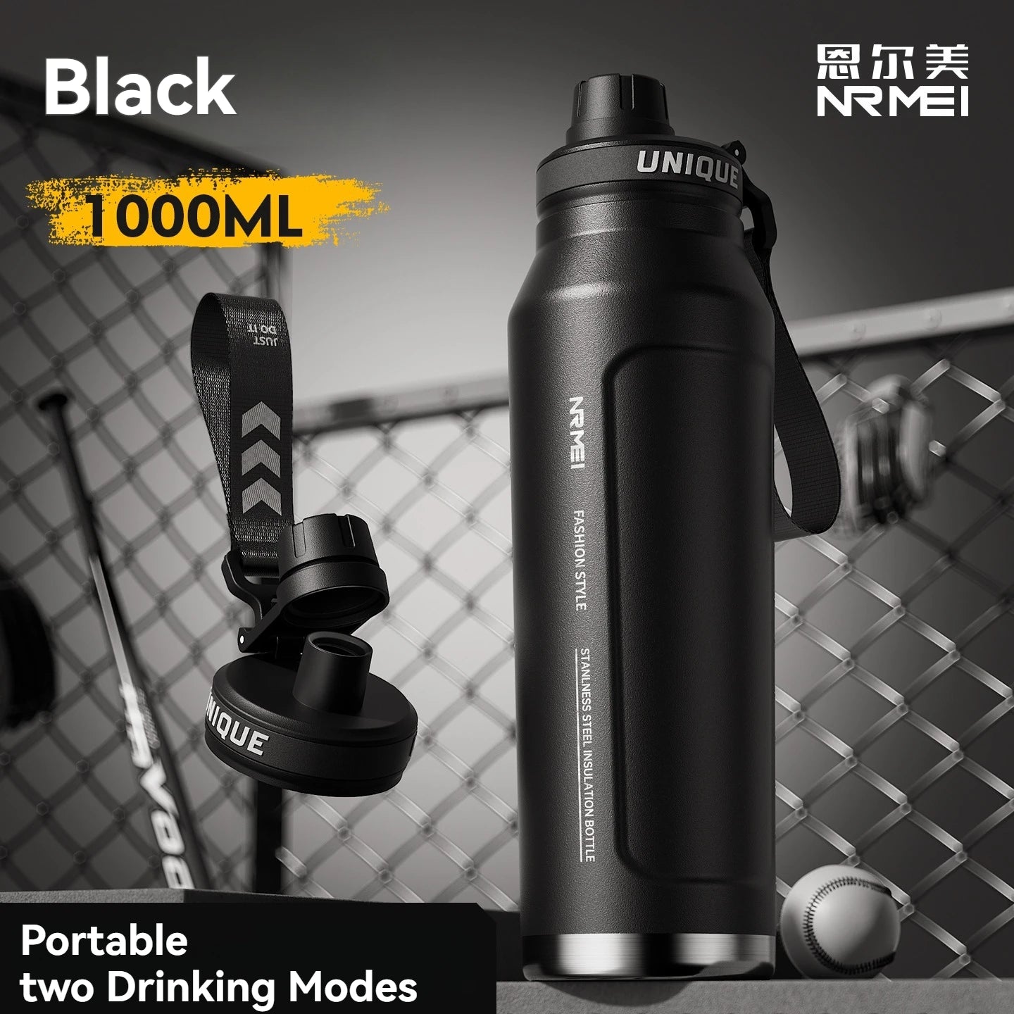 1L Insulated Stainless Steel Water Bottle | Vacuum Flask for Outdoors