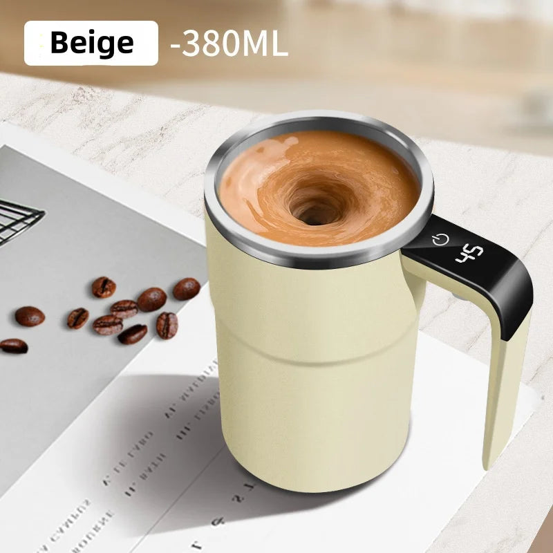 380ML Mini Electric Self Mixing Mug | Waterproof & Rechargeable