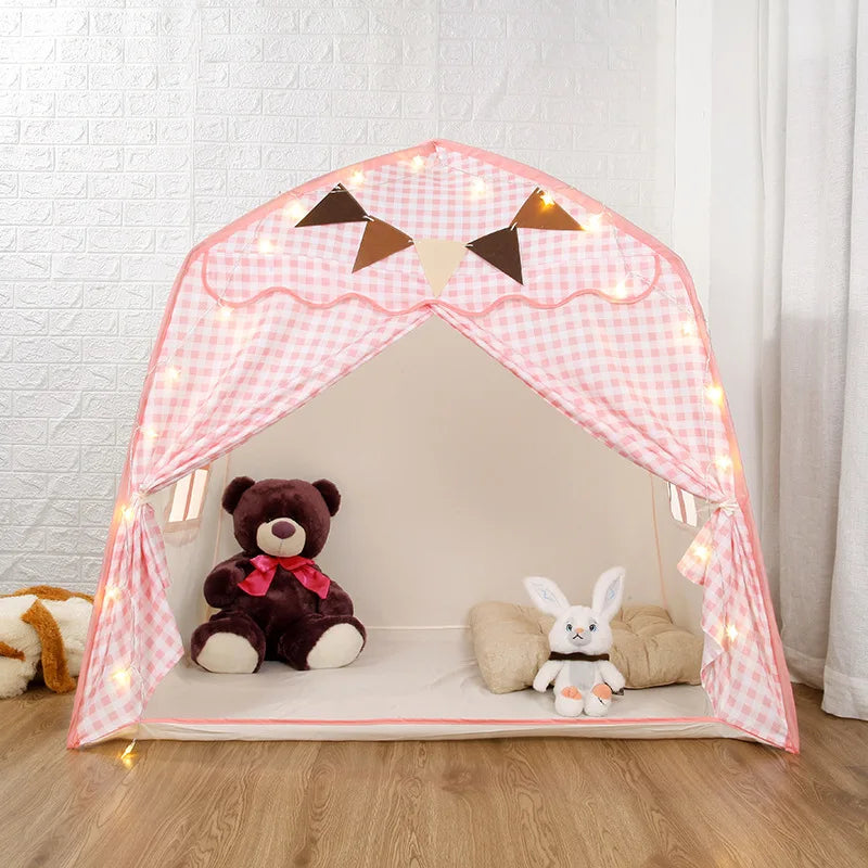 Kid's Play Tent for Indoors | Privacy Canopy Bed Tent for Children