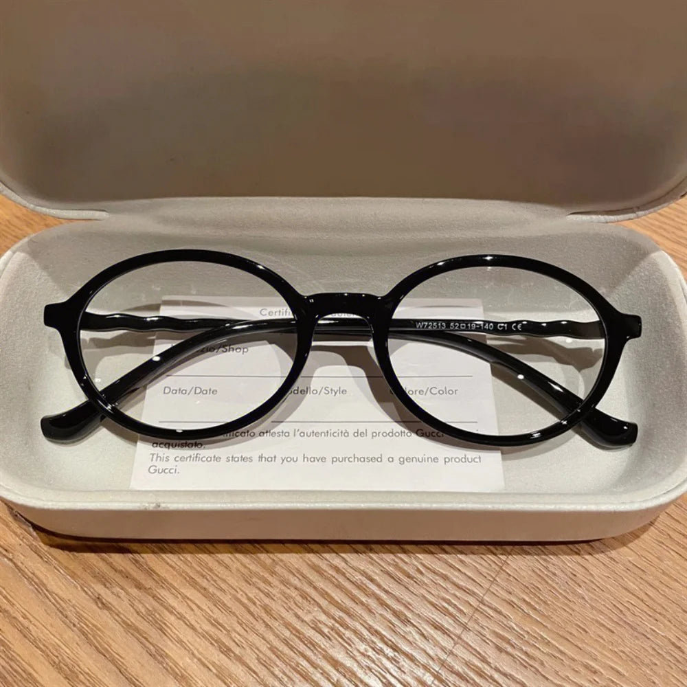 Stylish Oval Anti Blue Light Glasses for Women | Eye Protection