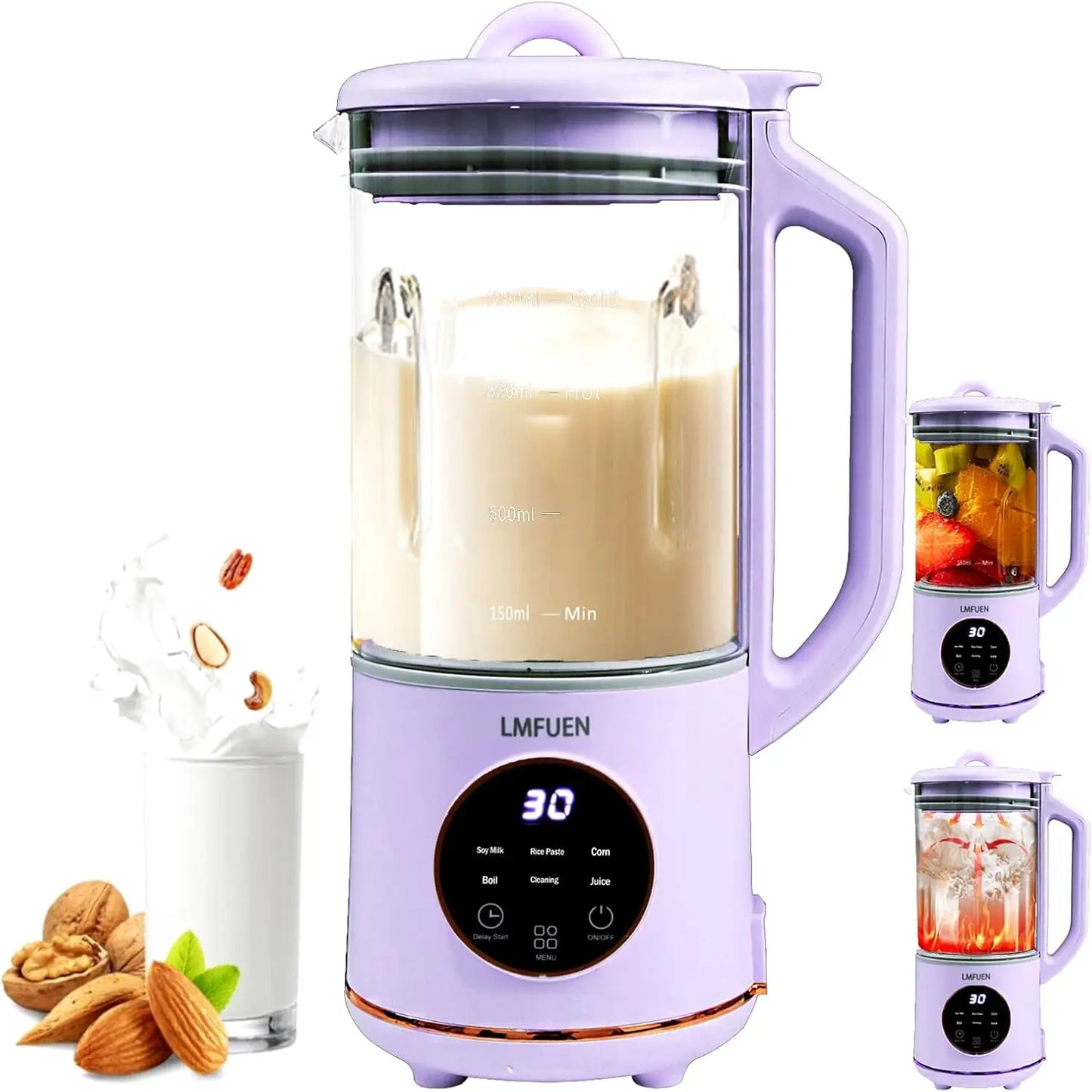 Automatic Nut Milk Maker | 40oz Cold & 27oz Hot Blender