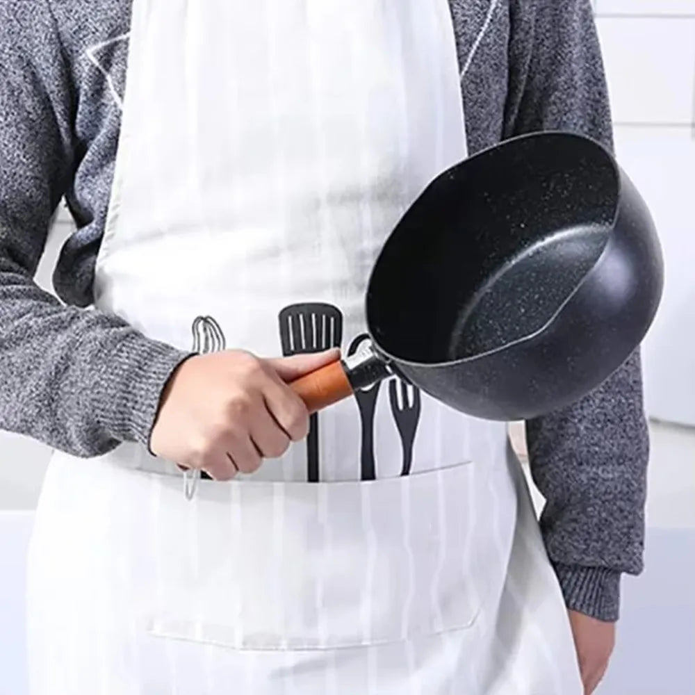 Non-Stick Milk Pot with Lid & Pour Spout | Perfect for Cooking